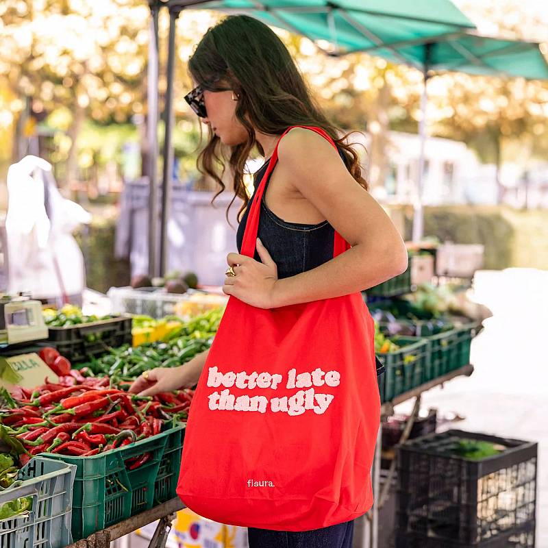TOTE BAG BETTER LATE THAN UGLY.