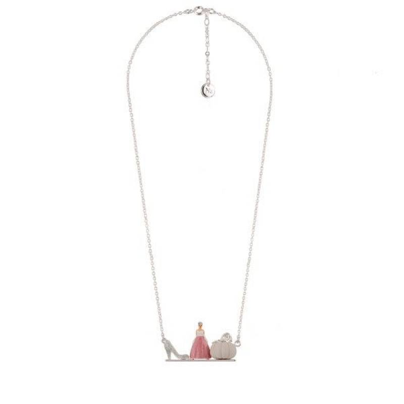 COLLAR LA CENICIENTA ZAPATO CRISTAL CALABAZA N2