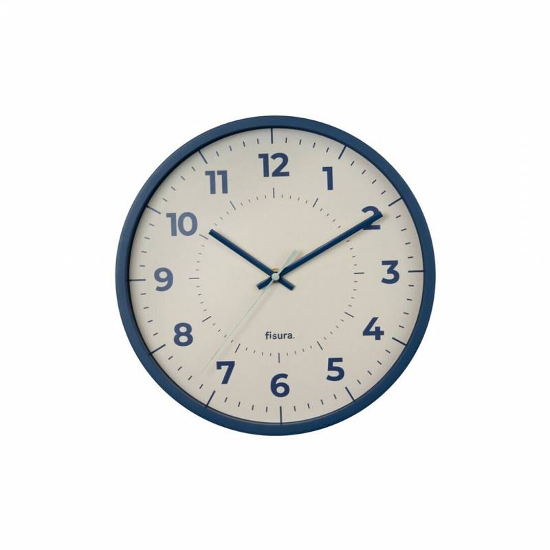 RELOJ DE PARED AZUL 