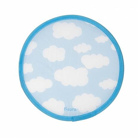 ABANICO PLEGABLE NUBES 
