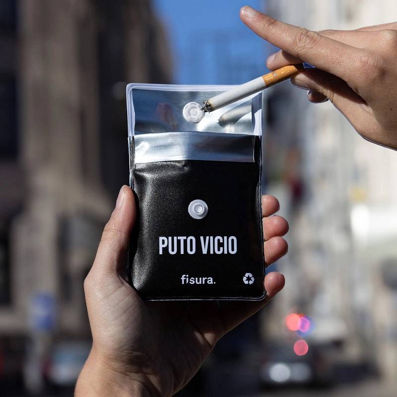 CENICERO PORT�TIL PUTO VICIO.