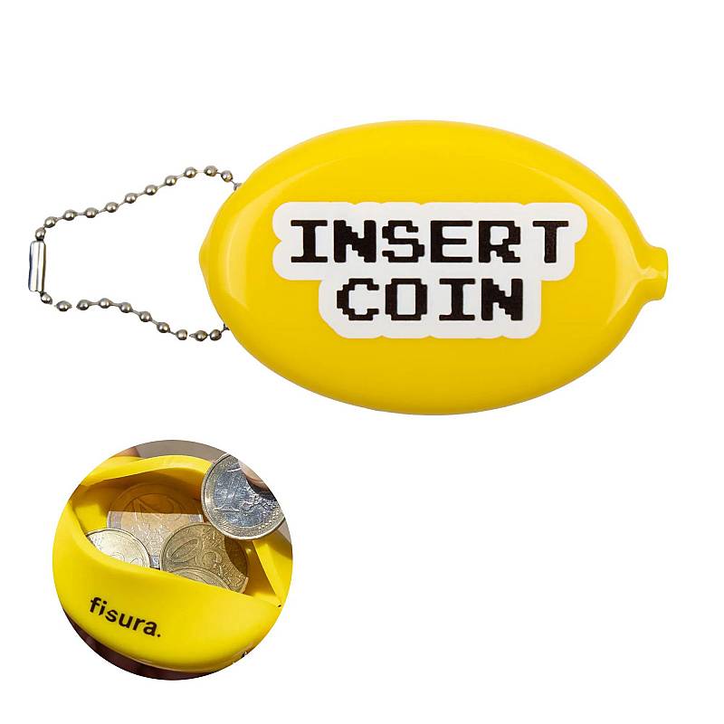 MONEDERO RETRO INSERT COIN