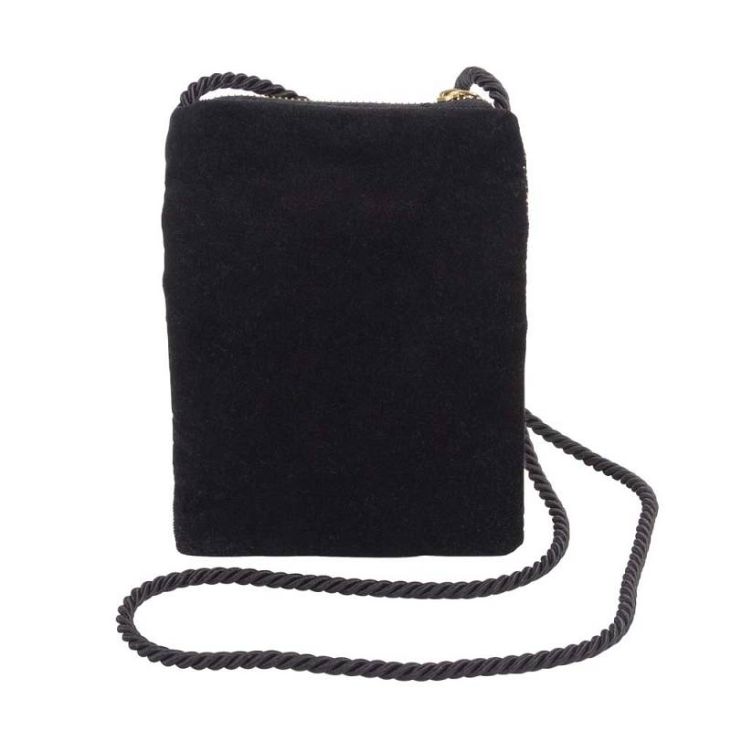 BOLSO NEGRO TERCIOPELO