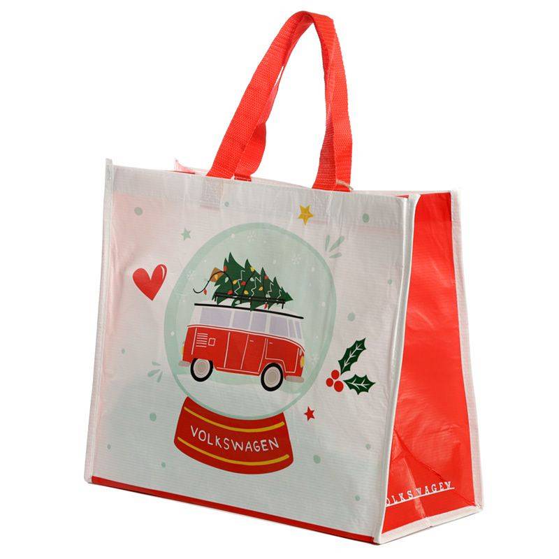 BOLSA TELA NAVIDAD REUTILIZABLE. VOLKSWAGEN.