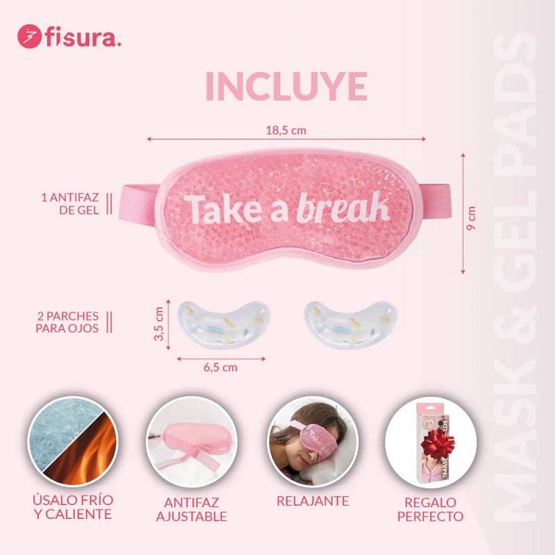 KIT ANTIFAZ Y PARCHES DE OJOS TAKE A BREAK