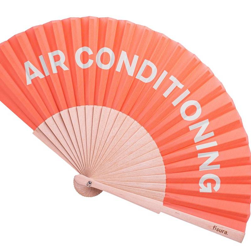 ABANICO AIR CONDITIONING NARANJA