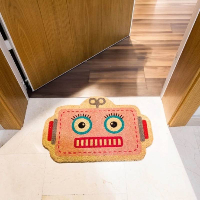 FELPUDO ROBOT ROSA