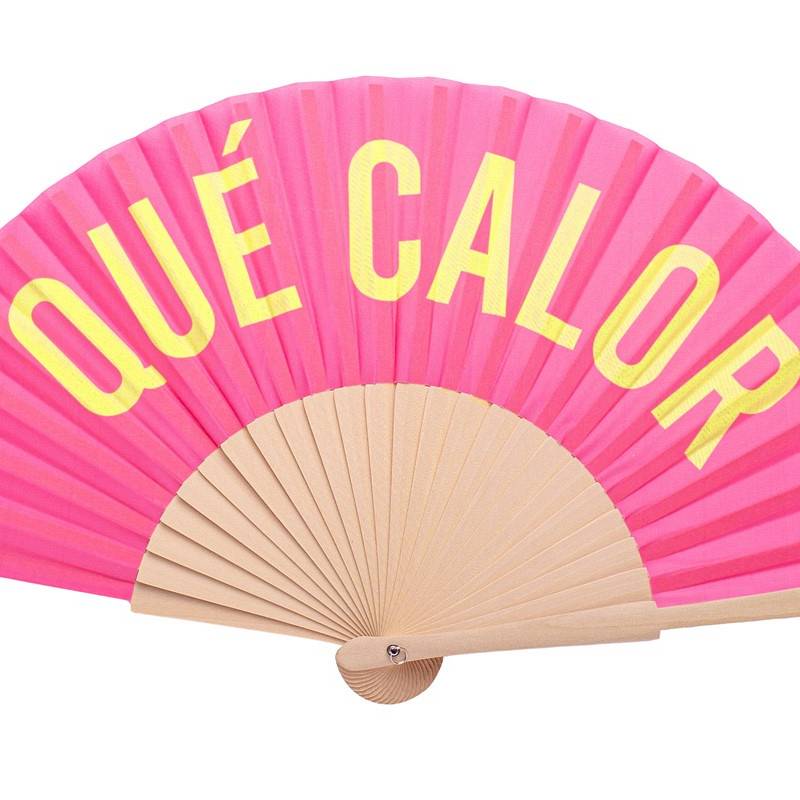 ABANICO QU CALOR ROSA