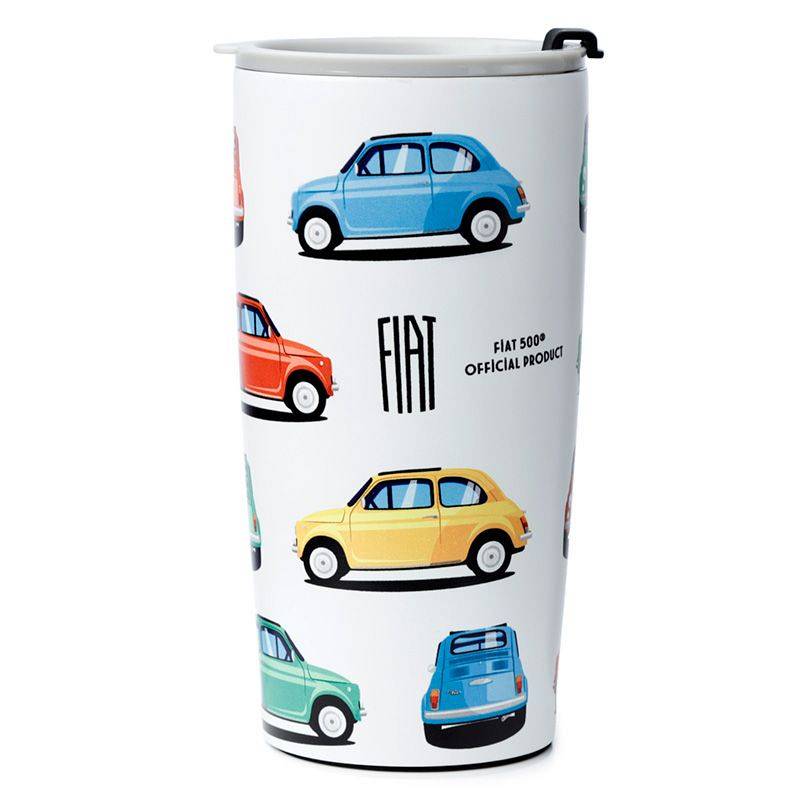 TAZA TRMICA FIAT 500 RETRO.