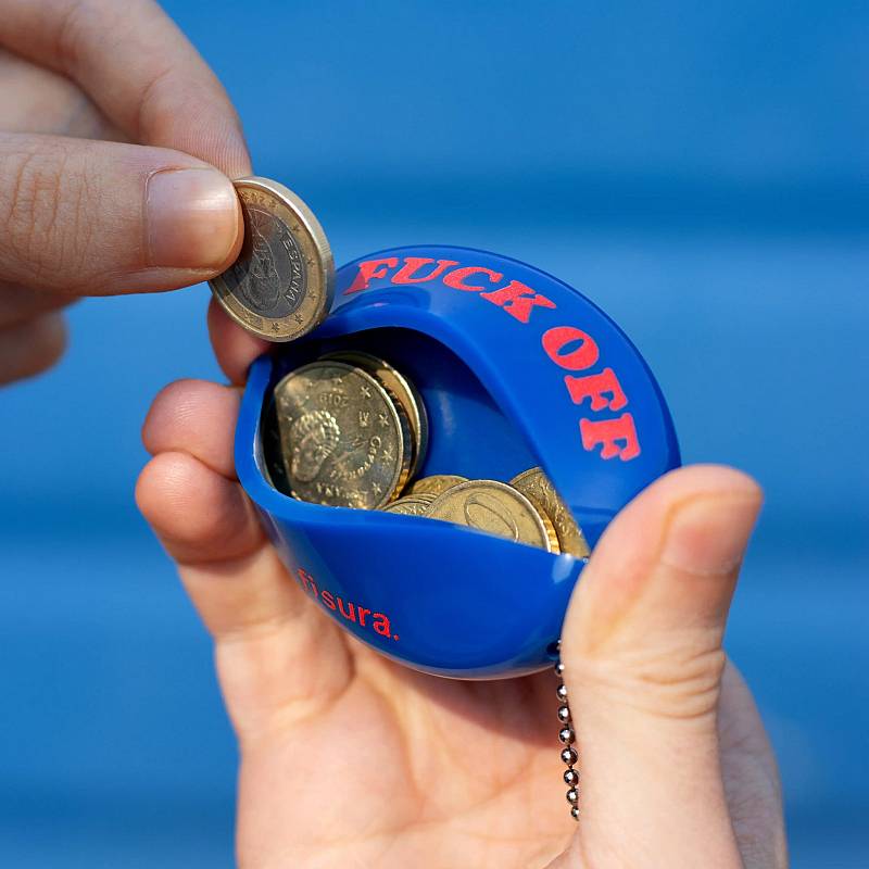 MONEDERO RETRO FUCK OFF.