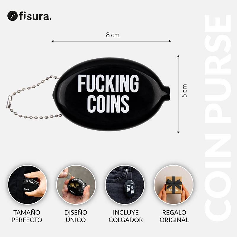 MONEDERO RETRO FUCKING COINS.