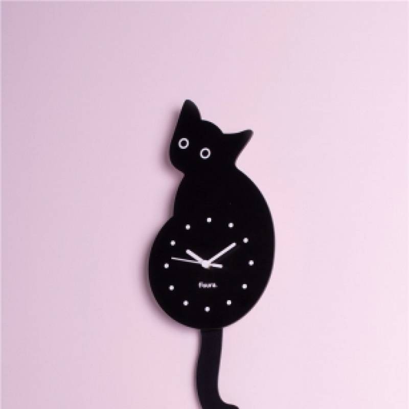 RELOJ GATO NEGRO