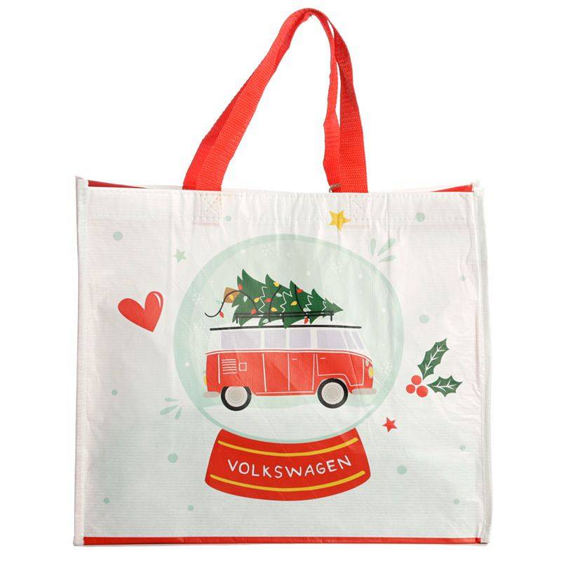 BOLSA TELA NAVIDAD REUTILIZABLE. VOLKSWAGEN.