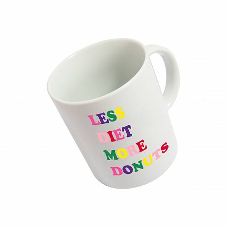 TAZA LESS DIET MORE DONUTS.