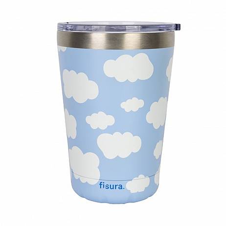 VASO TERMO NUBES 