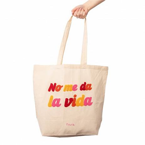 TOTE BAG NO ME LA VIDA. 