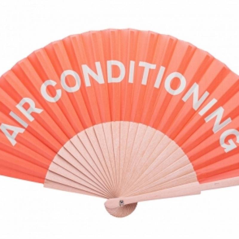 ABANICO AIR CONDITIONING NARANJA