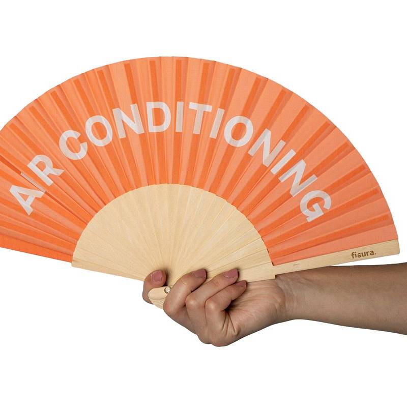 ABANICO AIR CONDITIONING NARANJA