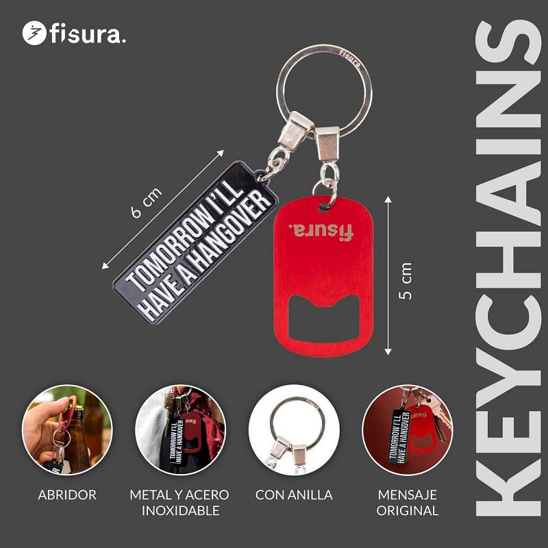 LLAVERO ABRIDOR TOMORROW I�LL HAVE A HANGOVER.