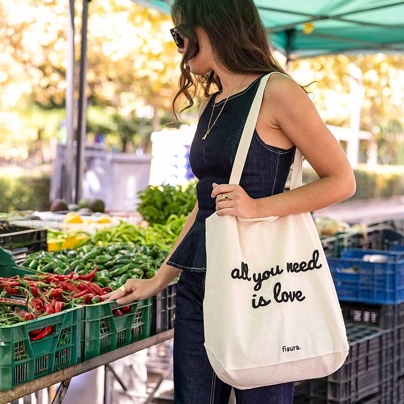 TOTE BAG ALL YOU NEED IS LOVE.