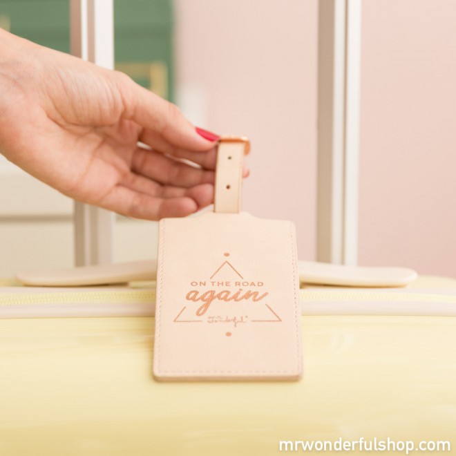 ETIQUETA PARA EQUIPAJE, ON THE ROAD AGAIN.COOPER | regaloslaratita.es